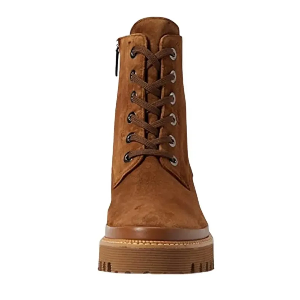 La Canadienne Womens Padma Boots EU 35 US 5 Brown Suede Lug Sole NIB